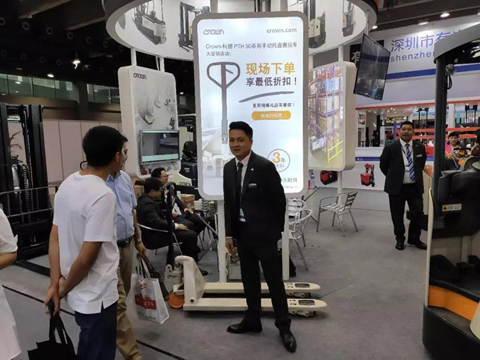 Crown-科朗叉車參與2019 中國(廣州)國際物流裝備與技術展覽會